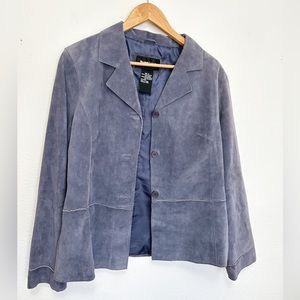 Y2K Suede Brandon Thomas Jacket size XL